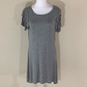 Alya Francesca’s Grey T-shirt Dress Small